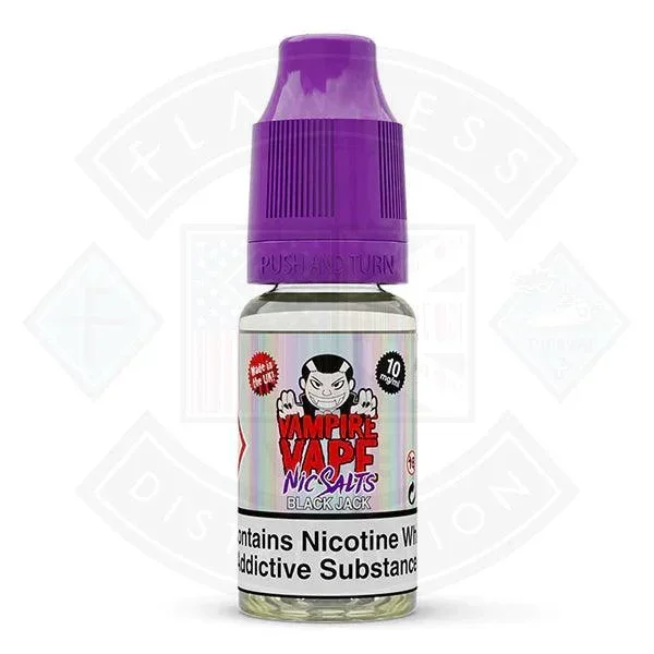 Black Jack Nic Salt by Vampire Vape 10ml