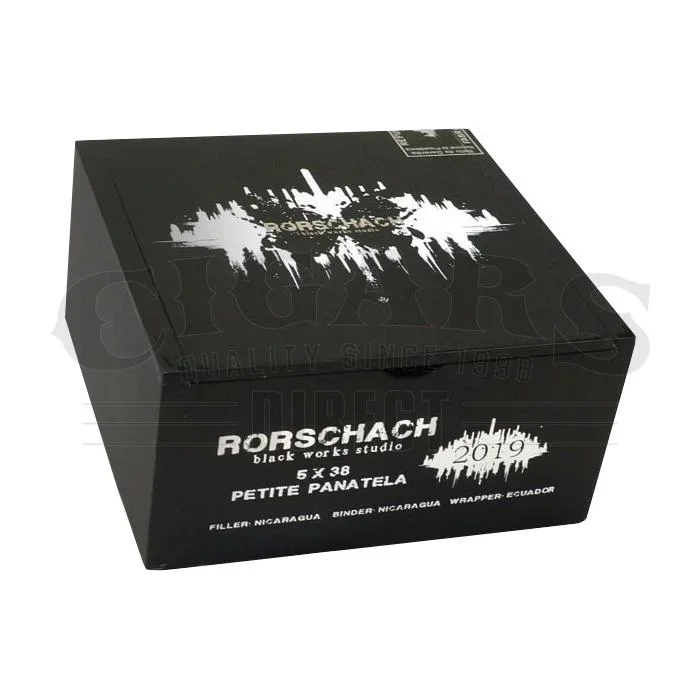 Black Works Studio Rorschach Habano Petite Panatela Cigars