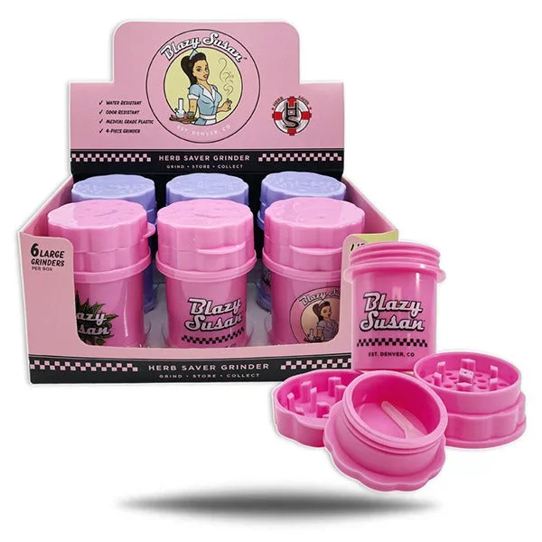 Blazy Susan Herb Saver Grinder Display (Large 6-pack)