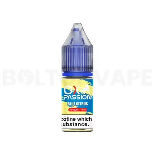 Blue Citrus 10ml Nic Salt E-Liquid By OX Passion