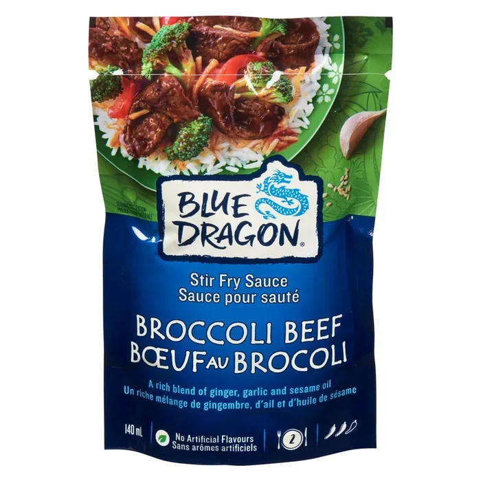 Blue Dragon Stir Fry Sauce Broccoli Beef, 140-ml