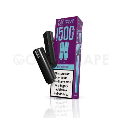 Blue Raspberry Pod Salt 2-in-1 Prefilled Pods By Pyne Pod