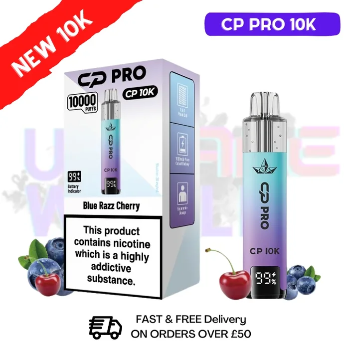 Blue Razz Cherry CP Pro 10K Puff Pod Kit