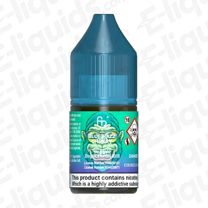 Blue Razz Cherry RandM 7000 Nic Salt Vape Juice by Fumot