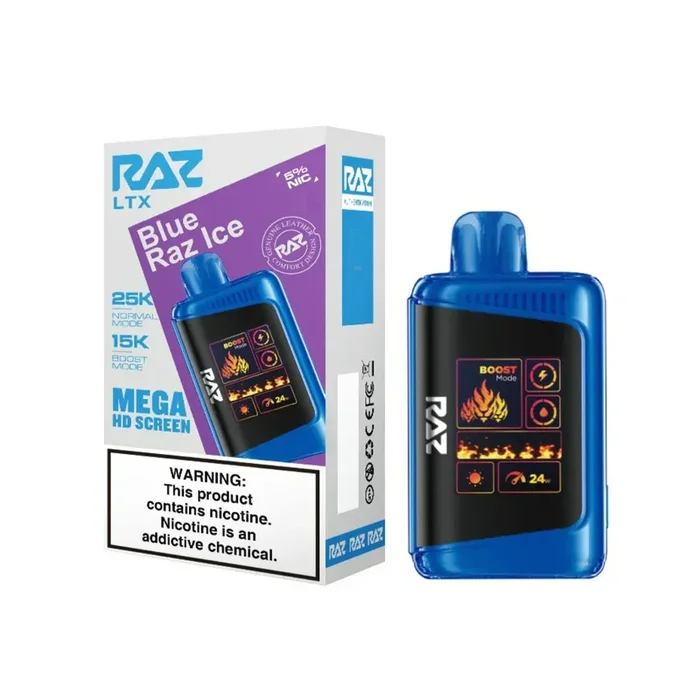 Blue Razz Ice – RAZ LTX DC25000 Disposable
