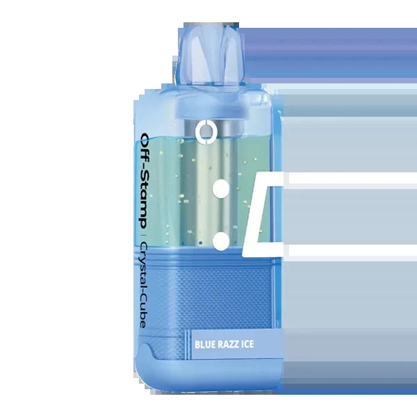 Blue Razz Ice OFF STAMP X-Cube Disposable Crystal Vape