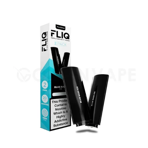 Blue Razz Ice Prefilled Pods By Avomi Fliq