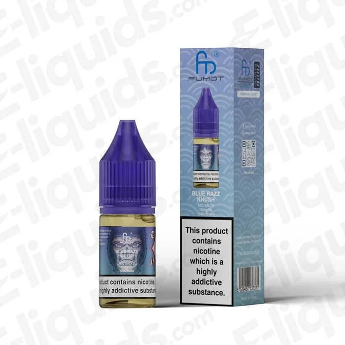 Blue Razz Khush RandM Tornado 7000 Nic Salt Vape Juice by Fumot