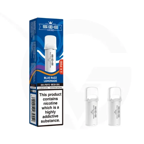 Blue Razz Lemonade Crystal 600 Pro Prefilled Pods by SKE