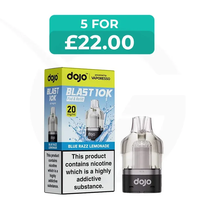 Blue Razz Lemonade Dojo Blast 10000 Refill Pack