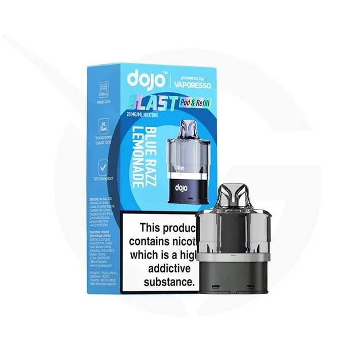 Blue Razz Lemonade Dojo Blast 6000 Refill Pack
