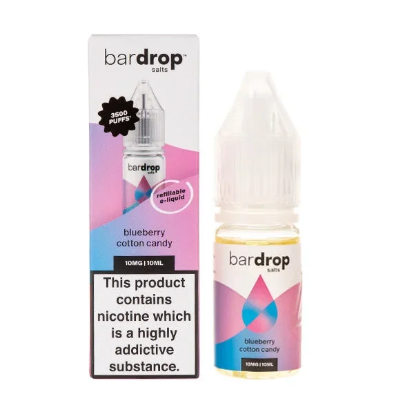 Blueberry Cotton Candy Nic Salt E-Liquid by Bar Drop