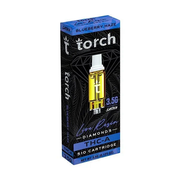 Blueberry Haze – Torch Live Resin Diamonds Cart