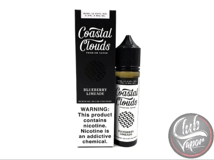 Blueberry Limeade 60mL E-Liquid by Coastal Clouds