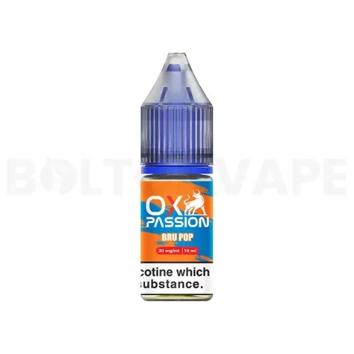 Bru Pop 10ml Nic Salt E-Liquid By OX Passion