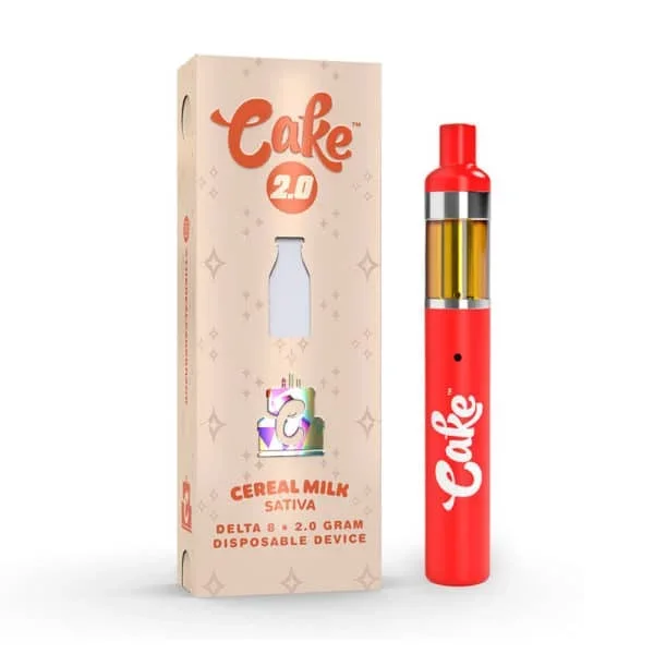 Cake Delta 8 Disposable Vape – Cereal Milk Flavor | 2g
