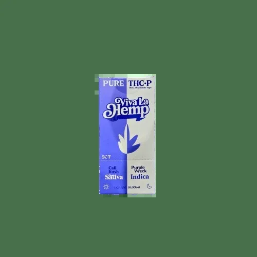 Cali Kush X Purple Wreck – Viva La Hemp THCP Dual Disposable Vape 1G