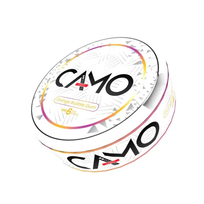 CAMO Orange Bubble Gum 6mg Nicotine