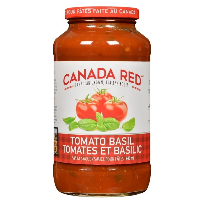Canada Red Tomato Basil Pasta Sauce – 640ml