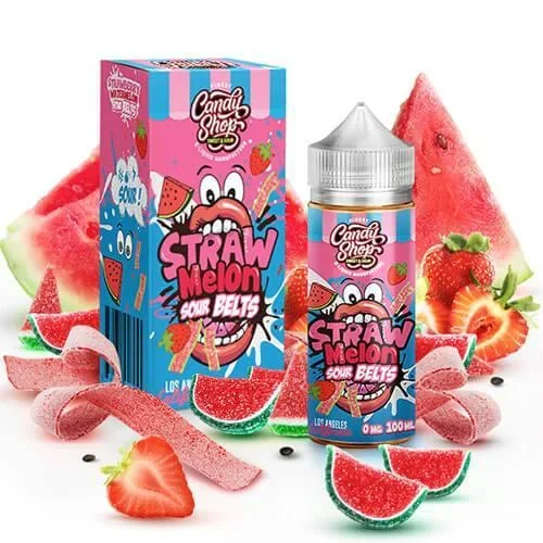 Candy Shop Eliquids – Strawmelon Sour Belts