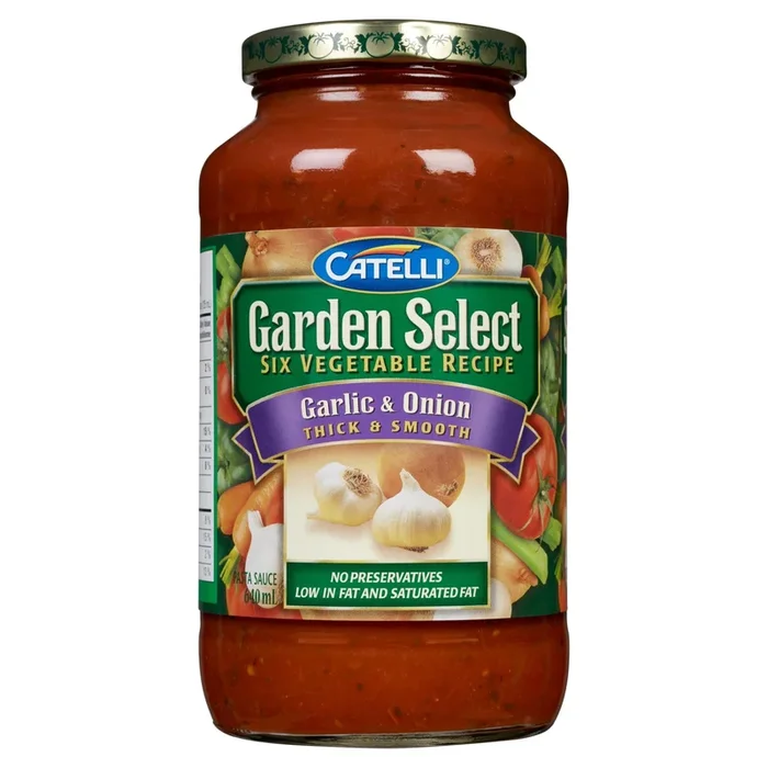 Catelli Garden Select Garlic and Onion Pasta Sauce – 640ml