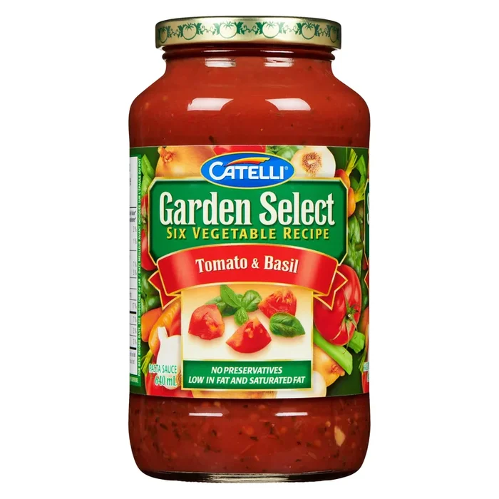 Catelli Garden Select Tomato and Basil Pasta Sauce – 640ml