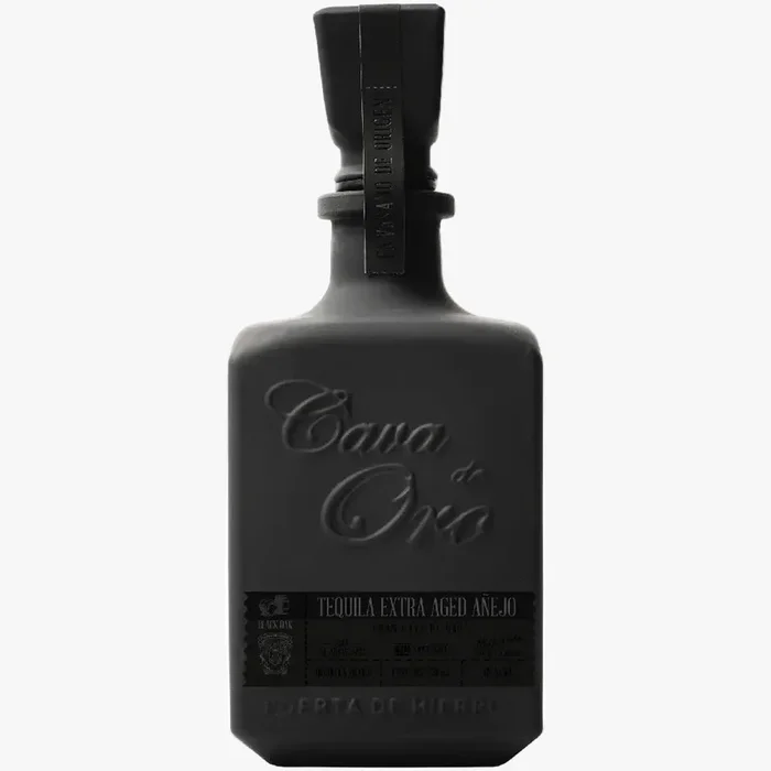 Cava De Oro Extra Anejo Black Tequila