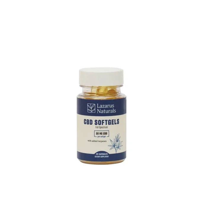 CBD Capsules 50MG (40CT) – Lazarus Naturals