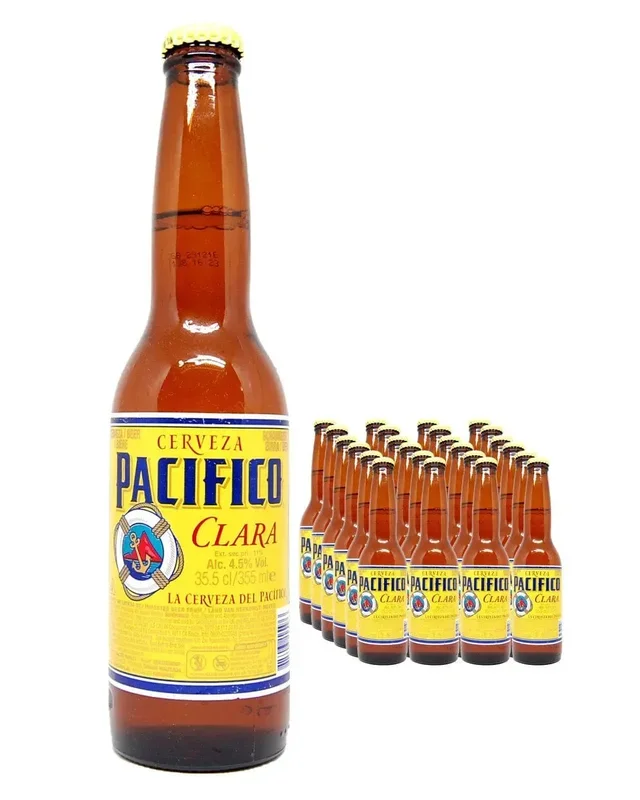 Cerveza Pacifico Clara Case, 24 x 355 ml