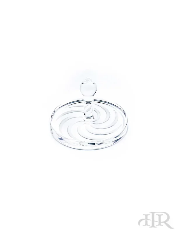 Channel Caps 48mm Quartz Coin With Handle by Change Glassworks x Dnail