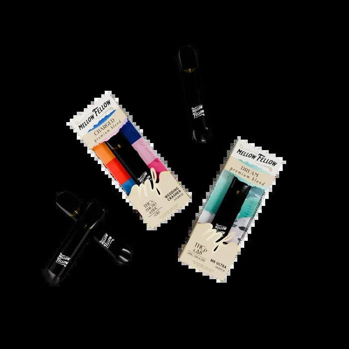 Charged (Wedding Crasher) & Dream (MK Ultra) 2ml Disposable Vape Day/Night Bundle (Hybrid/Indica)