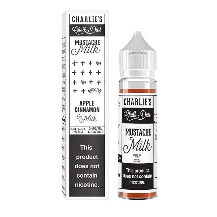 Charlie’s Chalk Dust – Mustache Milk 50ml Short Fill E-Liquid