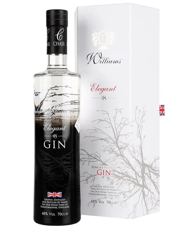 Chase Williams Premium Gin in Gift Box, 70 cl