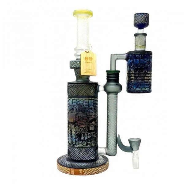 Cheech Glass ‘Spray & Pay’ Graffiti Artist Water Pipe w/ Ash Catcher