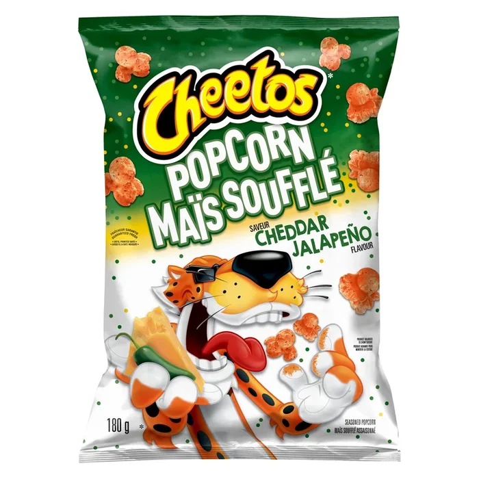 Cheetos Popcorn Cheddar Jalapeño, 180 g
