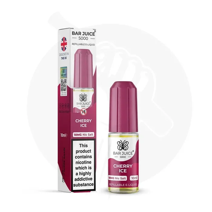 Cherry Ice 10ml Nic Salt E-Liquid By Bar Juice 5000