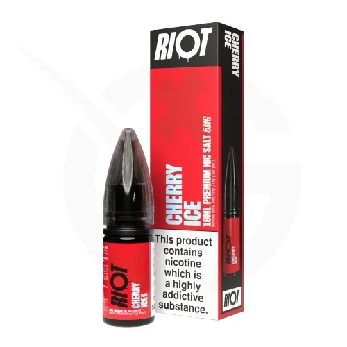 Cherry Ice Nic Salt E-Liquid By Riot X