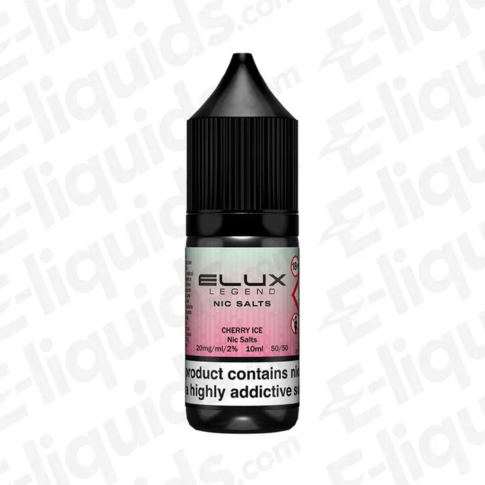 Cherry Ice Nic Salt Vape Juice by Elux Legend