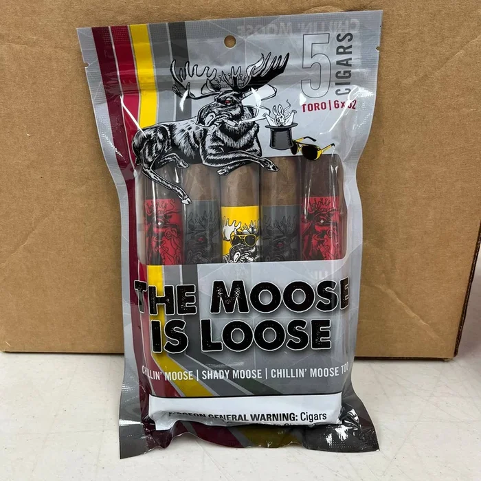 Chillin’ Moose Toro 5-Cigar Sampler Fresh Pack