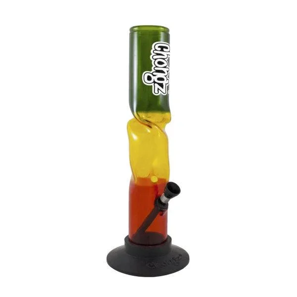 Chongz ‘Lite and Day’ 30cm Rasta Ice Acrylic Bong