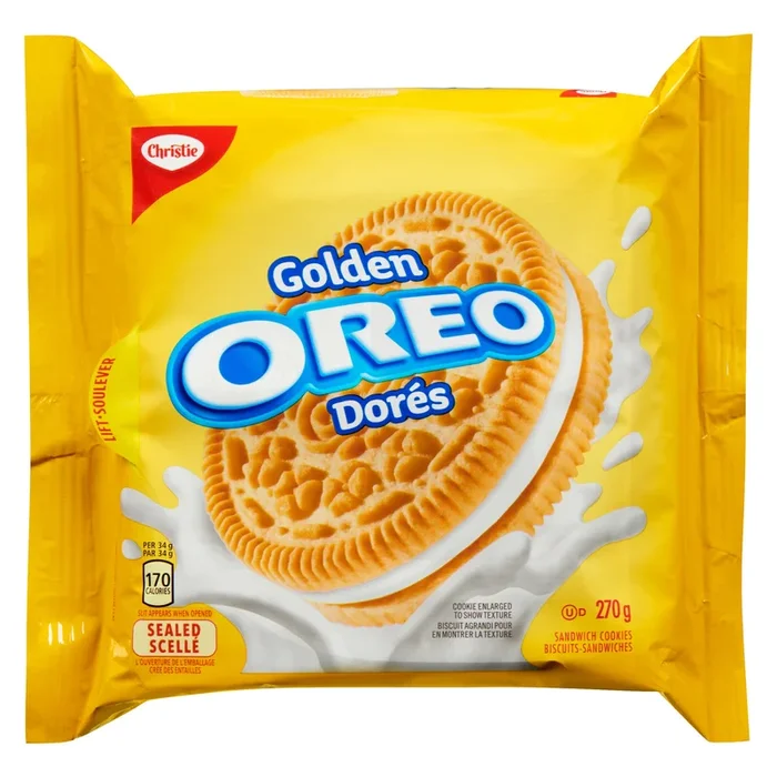 Christie Golden Oreo Sandwich Cookies – 270g