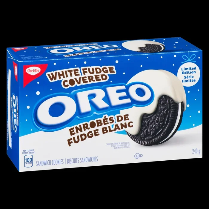 Christie Limited Edition White Fudge Covered Oreo Sandwich Cookies, 240-g