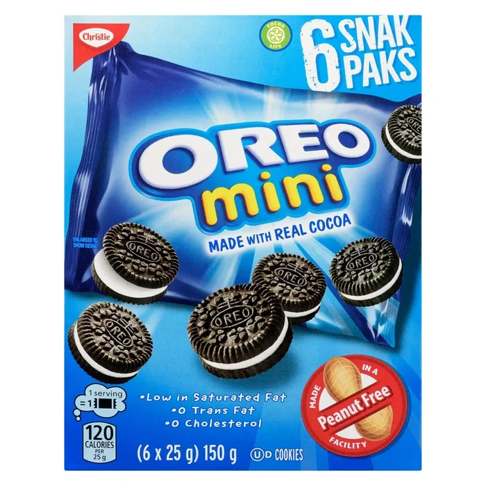 Christie Oreo Cookies Mini, 6-Pack, 25 g
