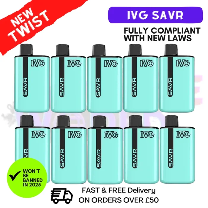 Classic Menthol IVG Savr 3K Puff Box Of 10