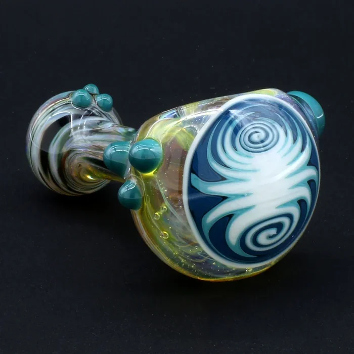 Clayball Glass “Duality Nebula” Heady Spoon Hand Pipe