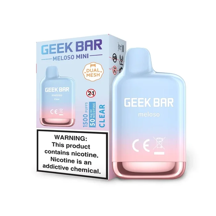 Clear – Geek Bar Meloso Mini 1500 Disposable