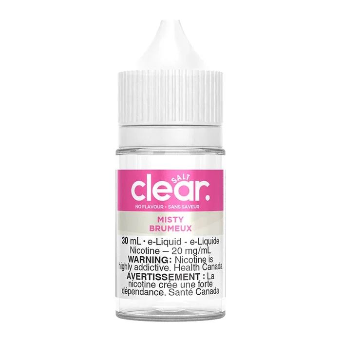 Clear Salt Nic E-liquid – Misty 30ml