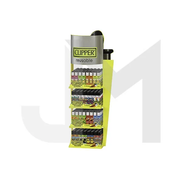Clipper 4 Tier Display CP11RH with 144 + 48 Mixed Design Lighters – CL3H168UKH