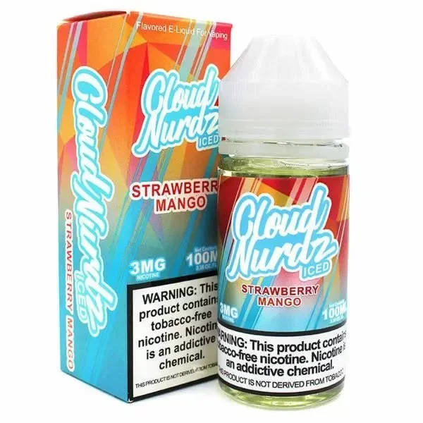 CLOUD NURDZ – STRAWBERRY MANGO ICED – 100ML