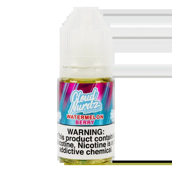 Cloud Nurdz Salts Iced Watermelon Berry E-Liquid